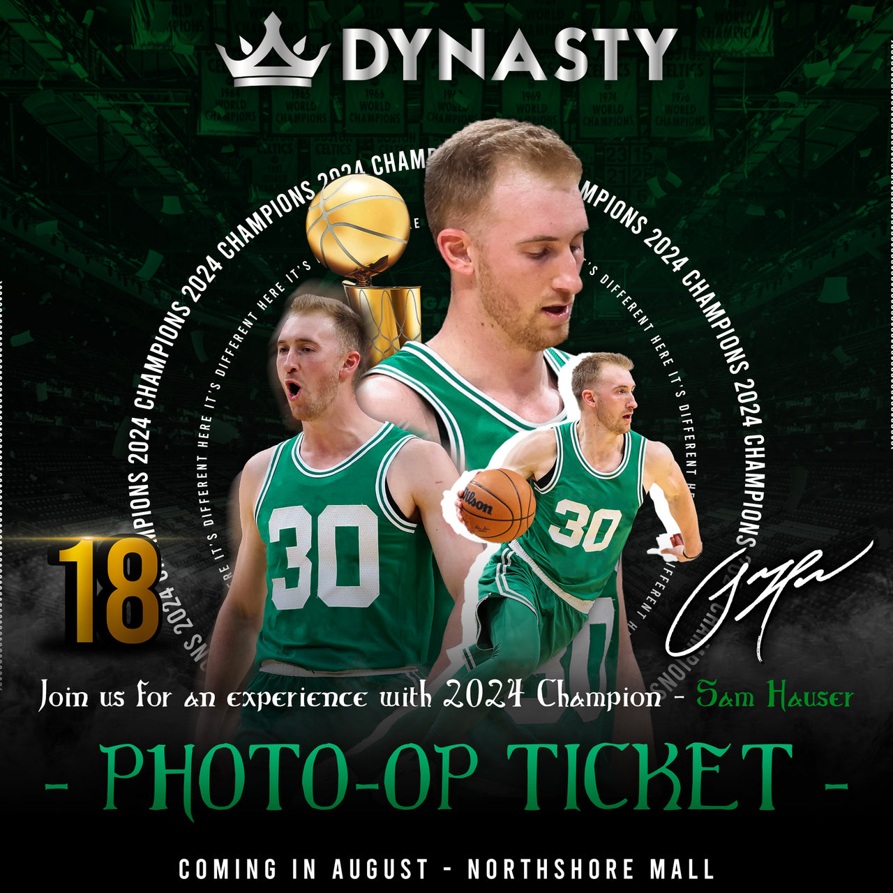 Sam Hauser Celtics Championship Experience Tickets
