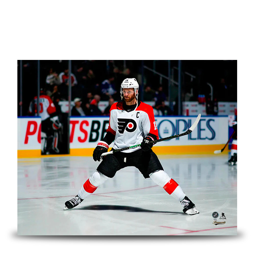 Sean Couturier Skating as Captain Philadelphia Flyers 8" x 10" Hockey Photo