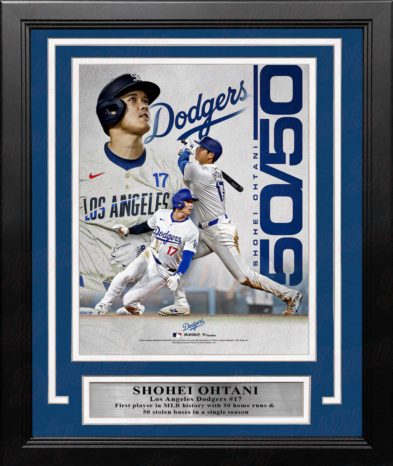 Shohei Ohtani 50-50 Season Record Los Angeles Dodgers 8" x 10" Framed Baseball Collage Photo