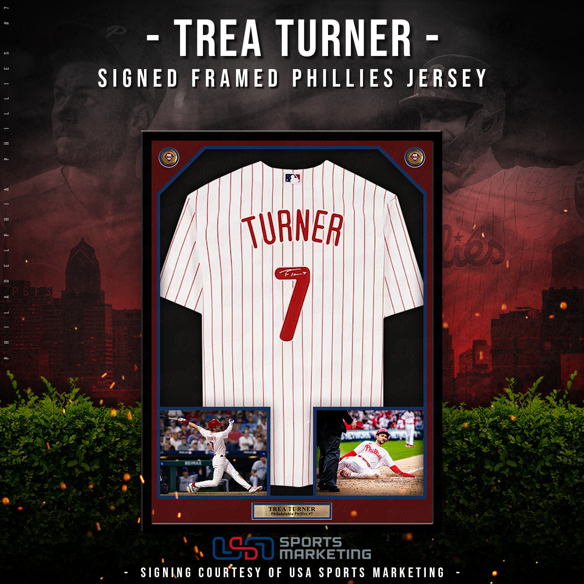 Trea Turner Philadelphia Phillies Autographed Jersey | Pre-Sale Opportunity