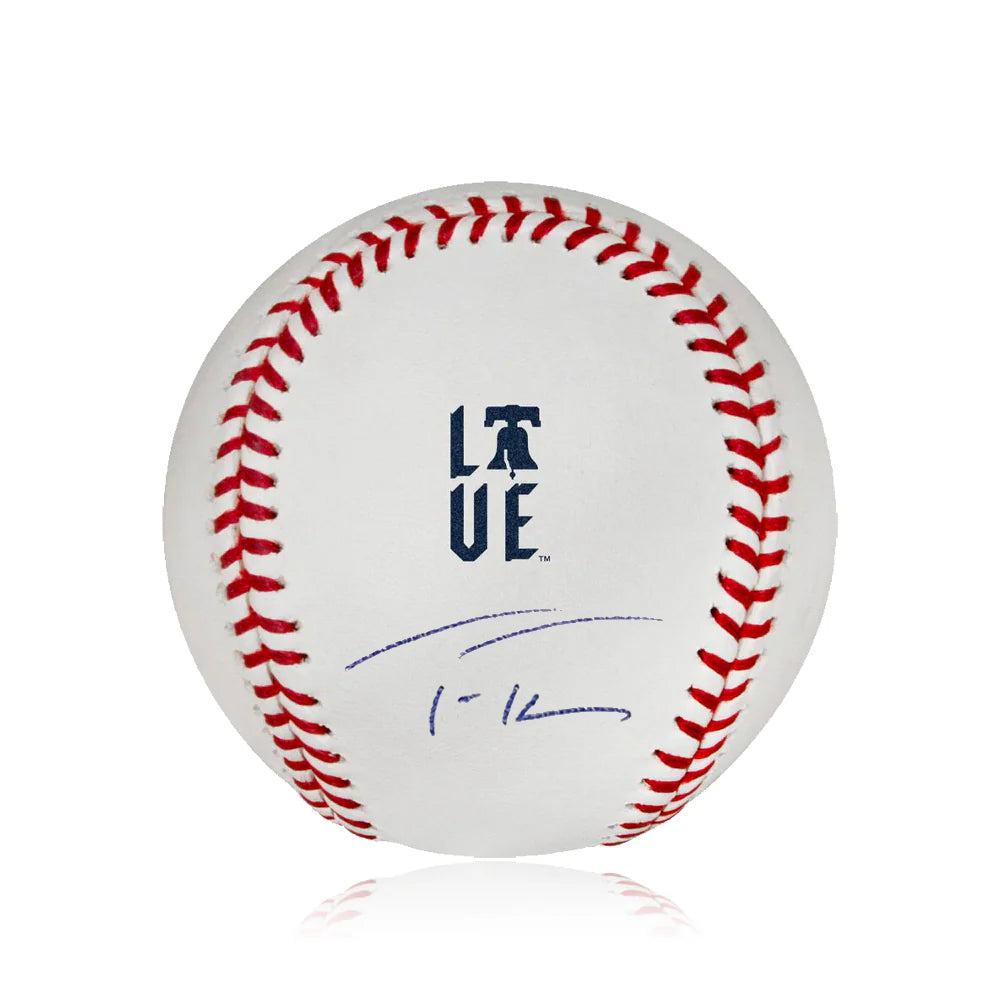 Trea Turner Philadelphia Phillies Autographed 2024 City Connect Love Major League Baseball