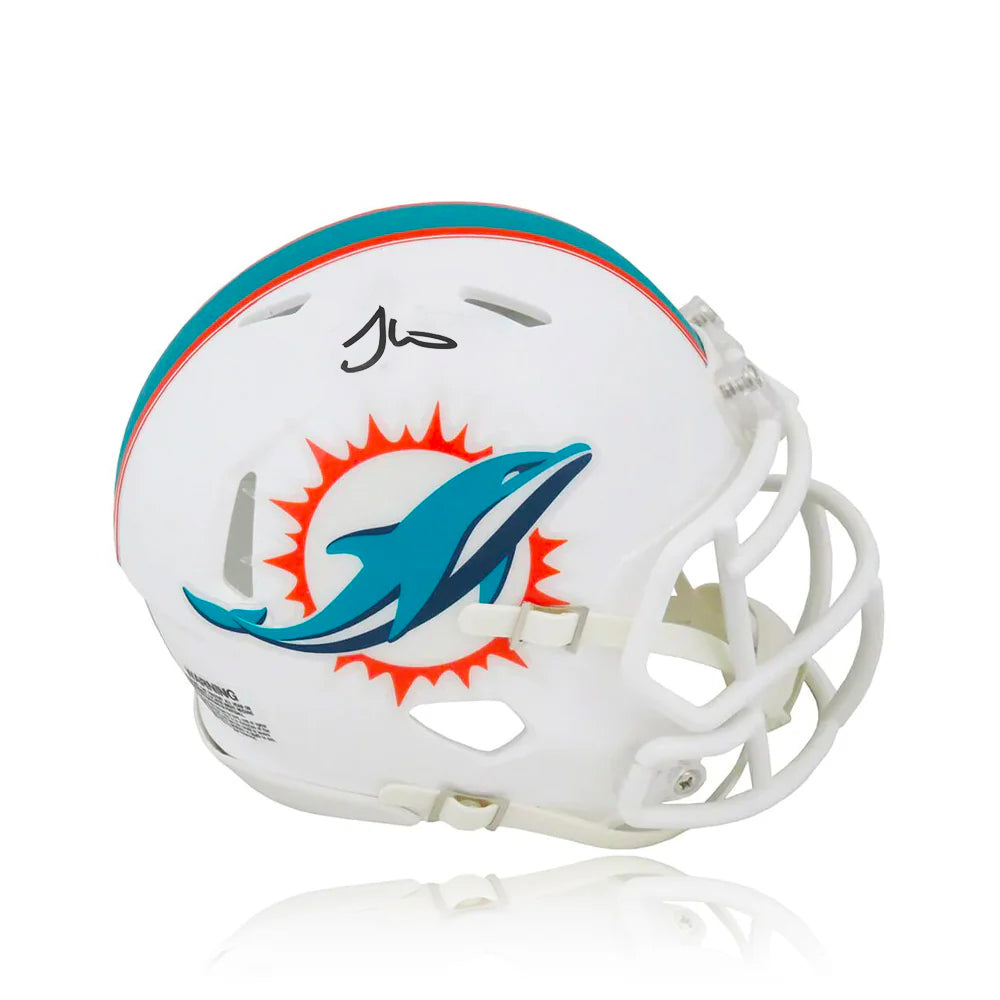 Tyreek Hill Miami Dolphins Autographed Football Speed Helmet