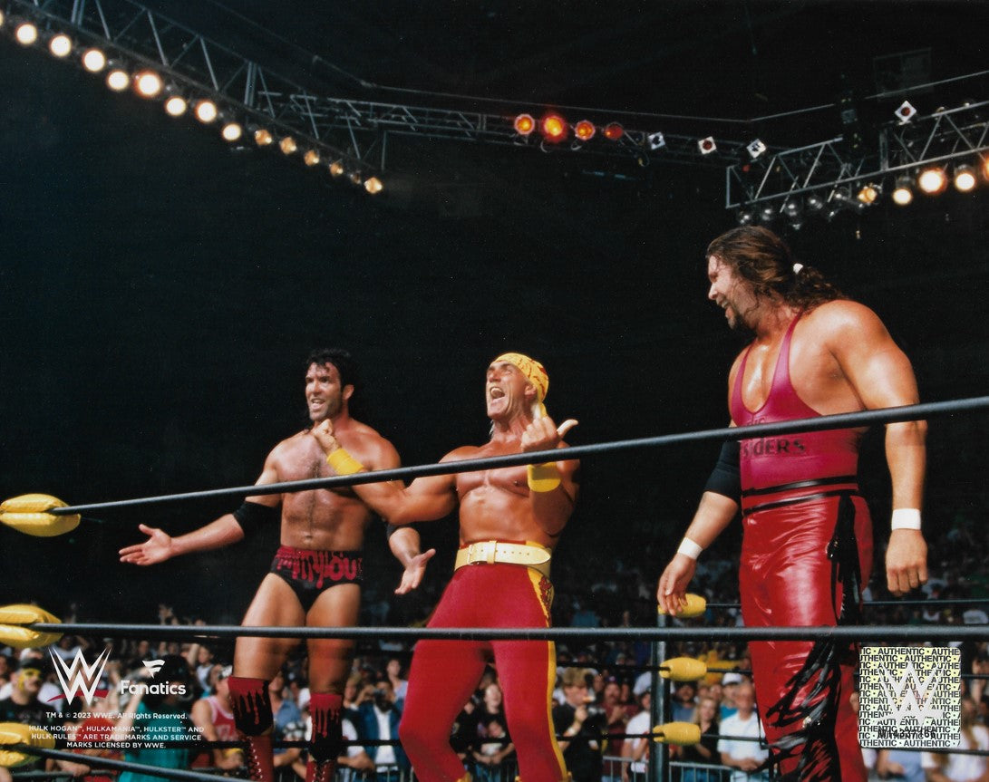 Scott Hall, Hulk Hogan, & Kevin Nash Form the nWo 8" x 10" WWE Wrestling Photo