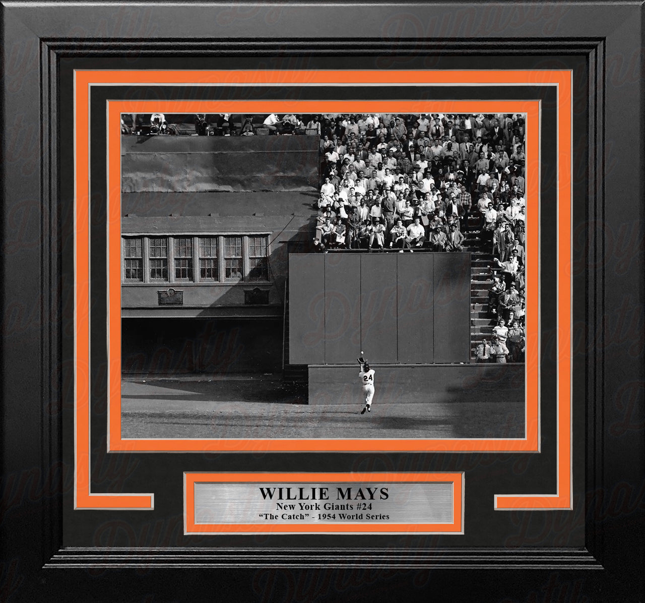 Willie Mays The Catch New York Giants 8" x 10" Framed Baseball Photo