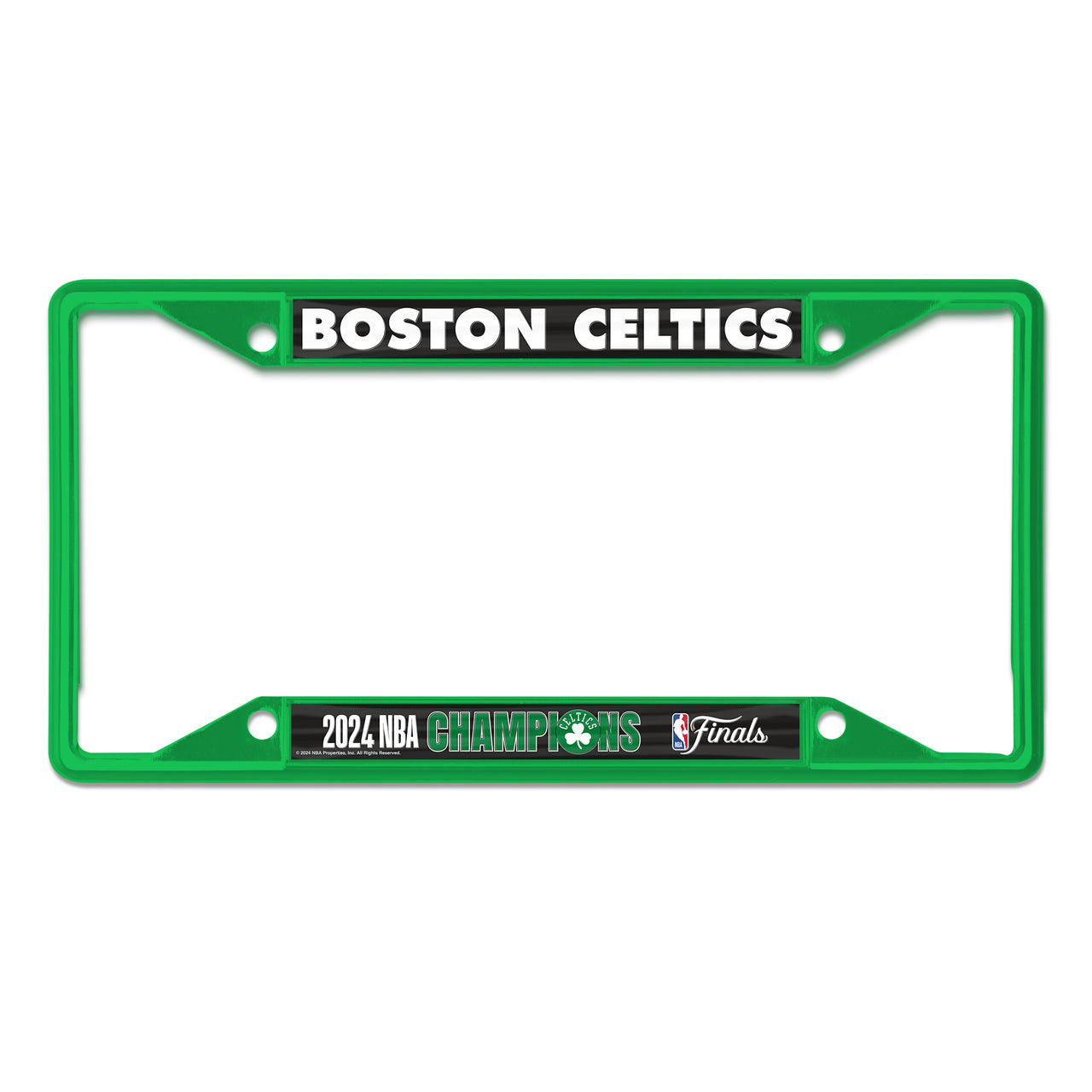 Boston Celtics 2024 NBA Champions Metal License Plate Frame