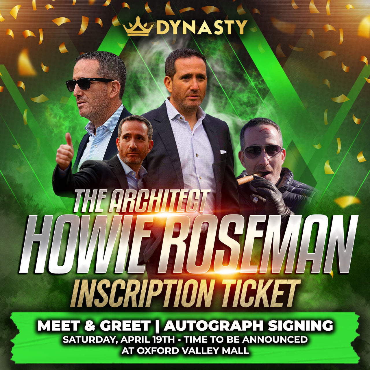 Howie Roseman Inscription Ticket