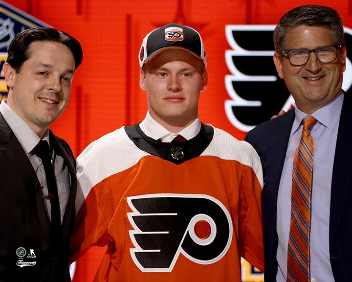 Matvei Michkov Philadelphia Flyers NHL Draft Night 8" x 10" Hockey Photo