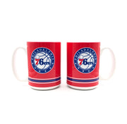 Philadelphia 76ers Logo Relief Coffee Mug - Dynasty Sports & Framing 