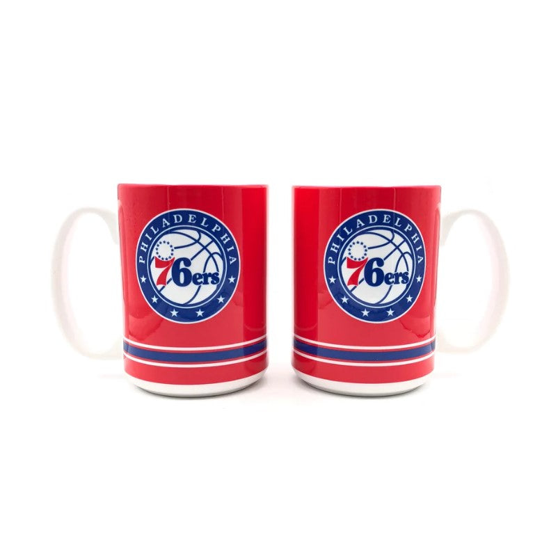 Philadelphia 76ers Logo Relief Coffee Mug - Dynasty Sports & Framing 