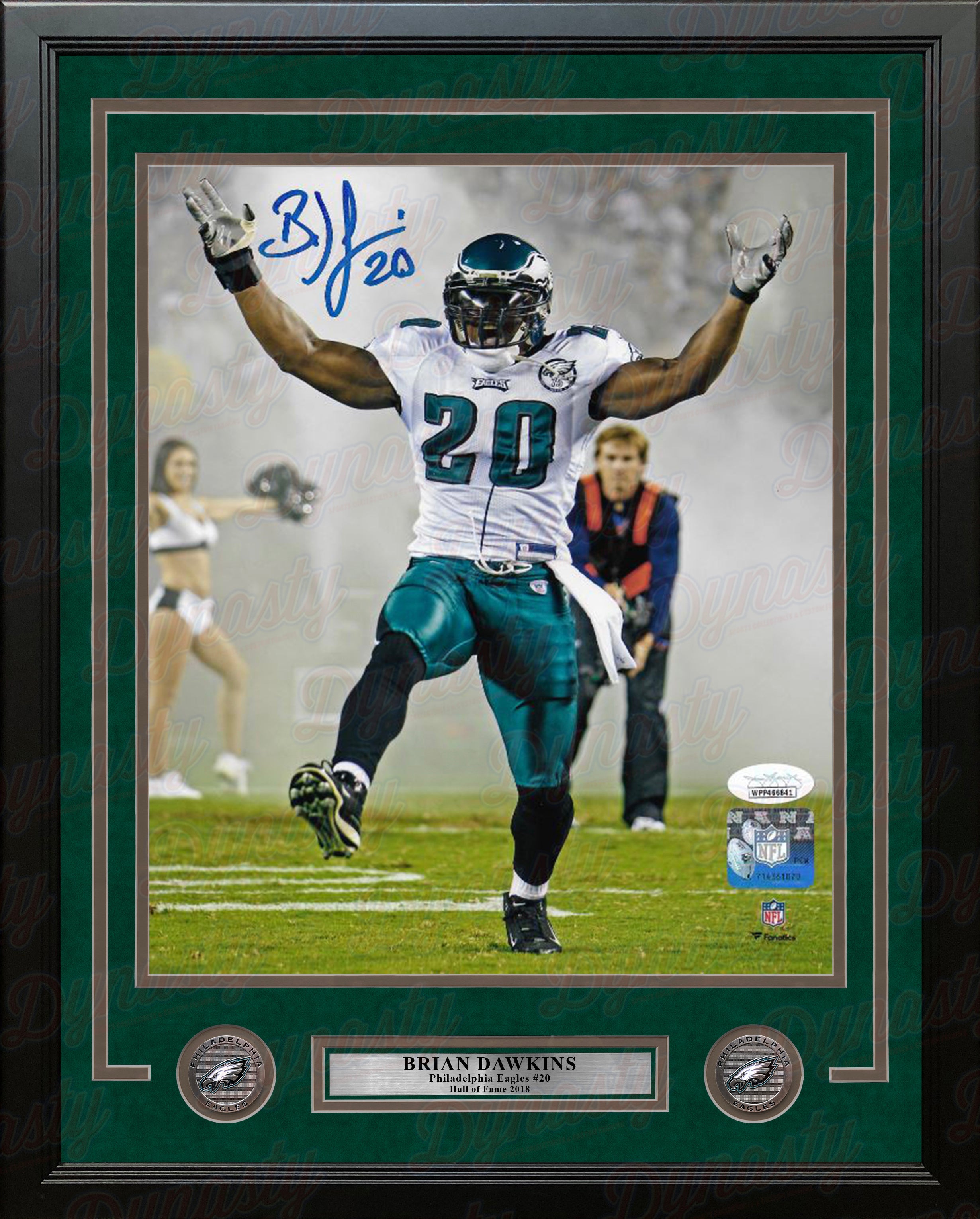 Brian Dawkins Autographed Signed Framed Philadelphia Eagles 