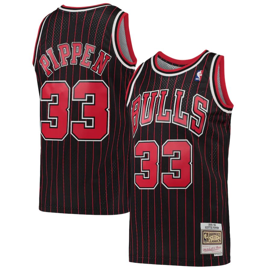 Scottie Pippen Chicago Bulls Autographed Mitchell & Ness White