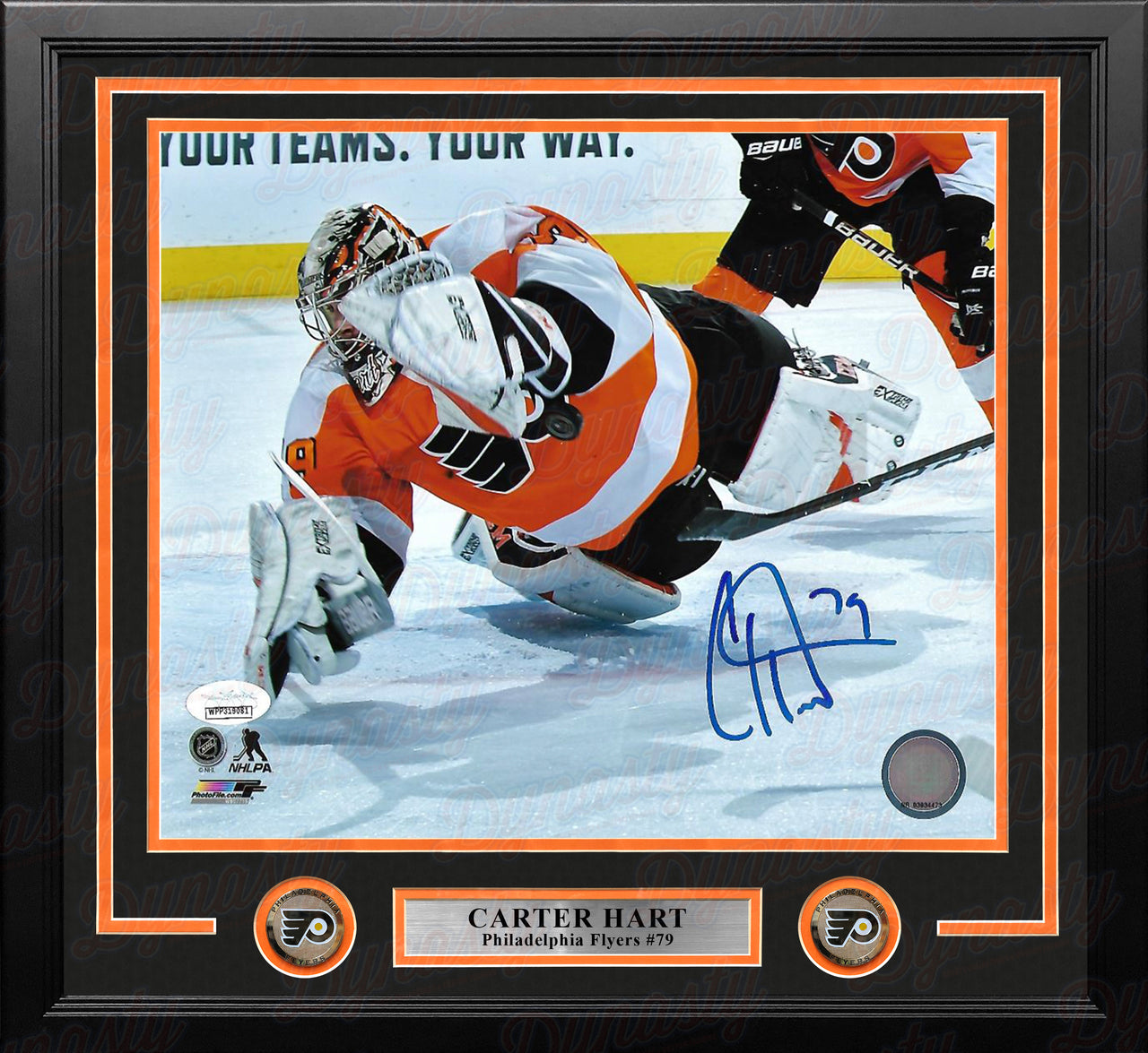 Lids Carter Hart Philadelphia Flyers Fanatics Authentic Autographed