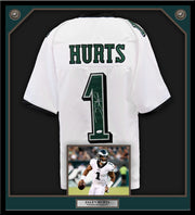 Jalen Hurts Autographed Philadelphia Eagles Green Custom Jersey