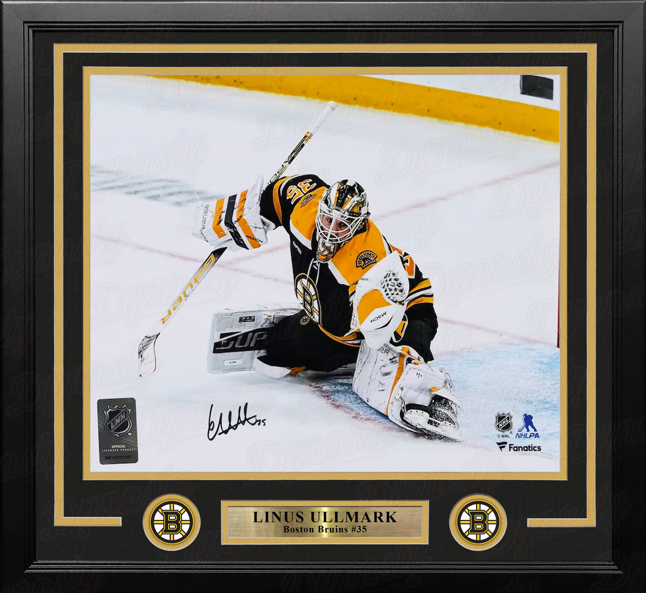 Linus Ullmark Boston Bruins Fanatics Authentic Autographed 2022-23 Reverse  Retro Adidas Authentic Jersey