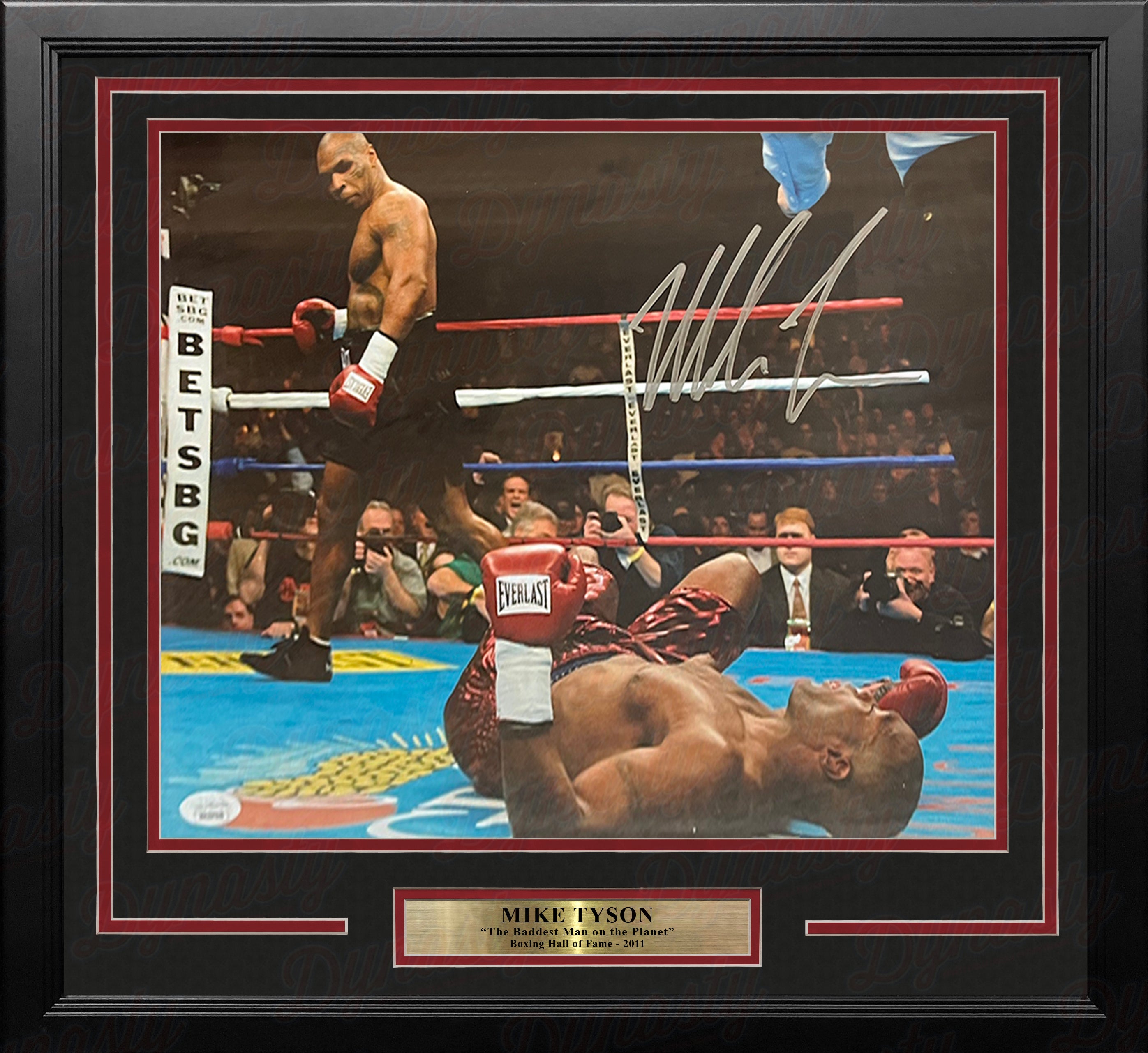 Autographed mike sale tyson photo