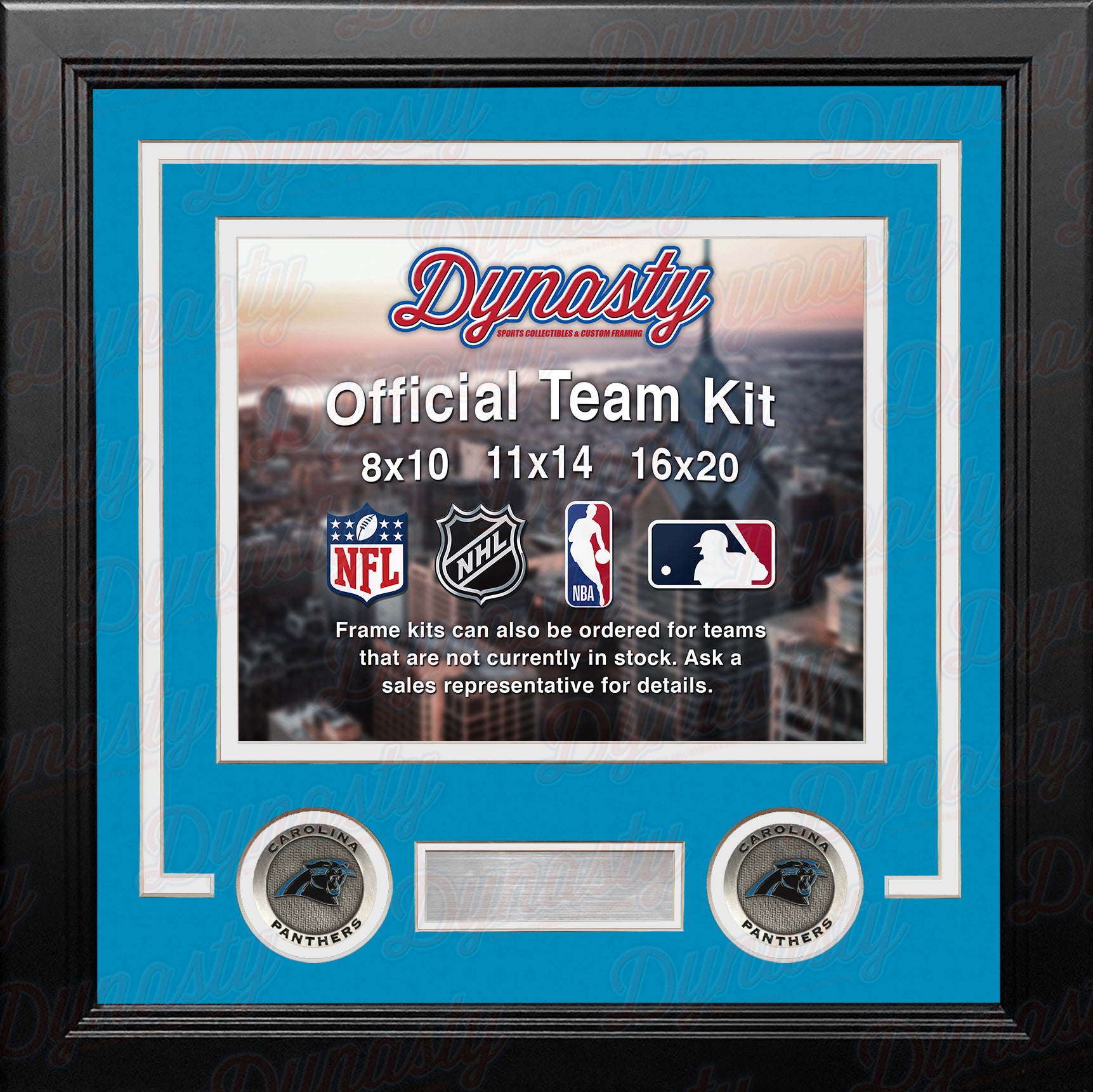 Pennant w/Football Cards - B&C Custom Framing