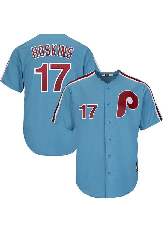 Rhys Hoskins Philadelphia Phillies Jersey Sweatshirt Red - MLB