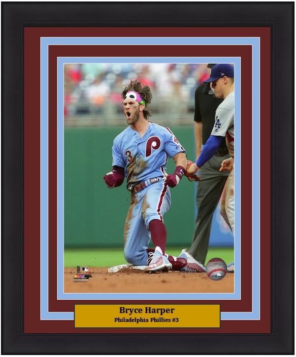 Bryce Harper Philadelphia Phillies Powder Blue Jersey - Dynasty Sports &  Framing