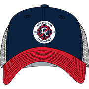 New England Revolution Core Trucker Snapback Hat - Navy/Red - Dynasty Sports & Framing 