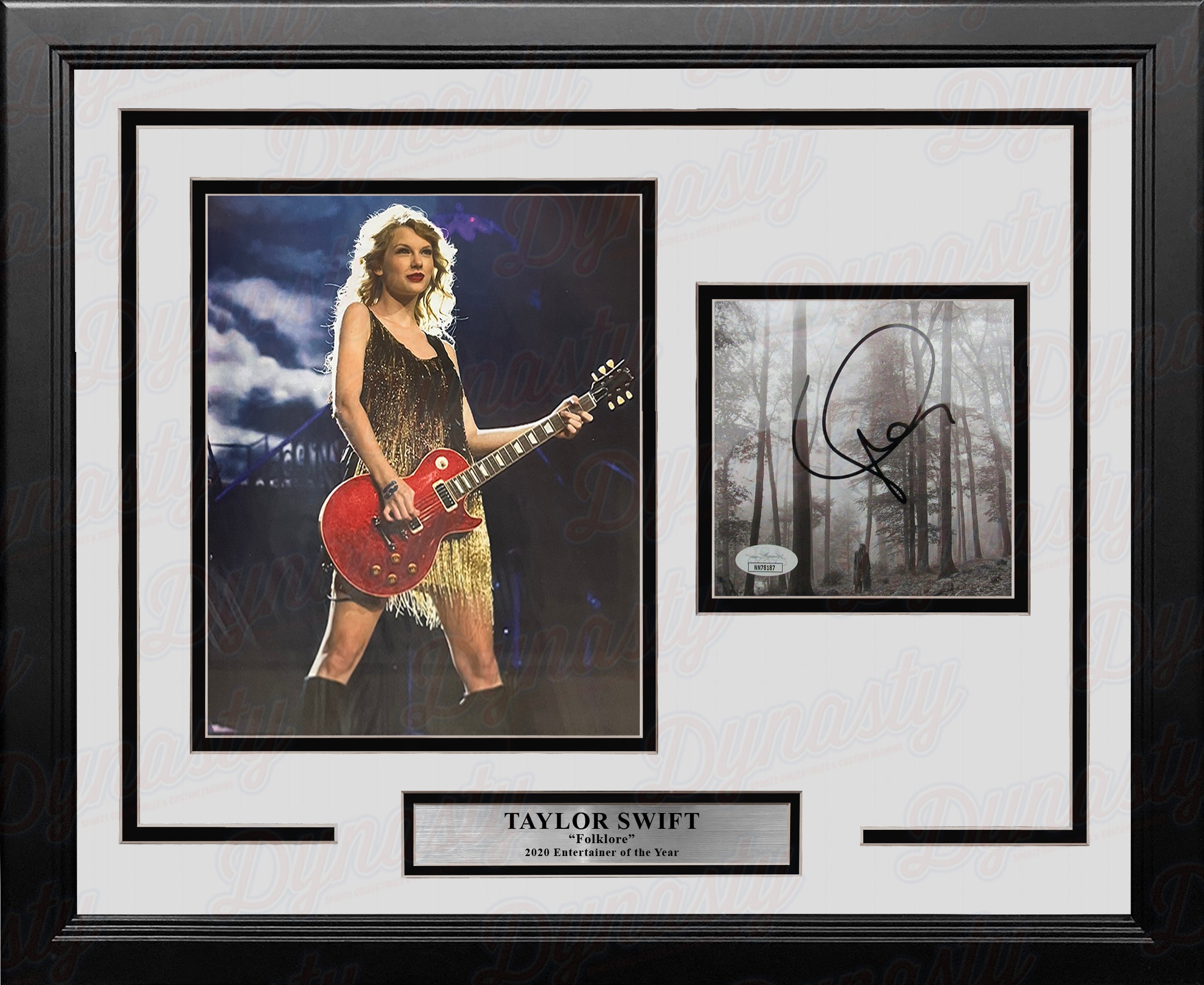 Framed Signed Taylor Swift Folklore Autographed hotsell CD Music