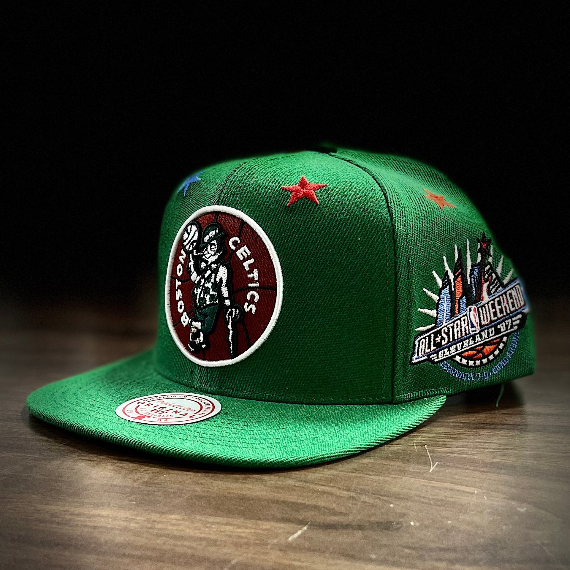 Boston Celtics Mitchell & Ness Hardwood Classics 1997 NBA All-Star Weekend  Top Star Snapback Hat